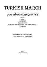 Turkish March for Woodwind Quintet