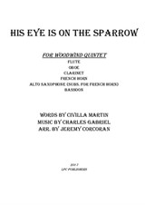 His Eye Is on the Sparrow, for woodwind quintet